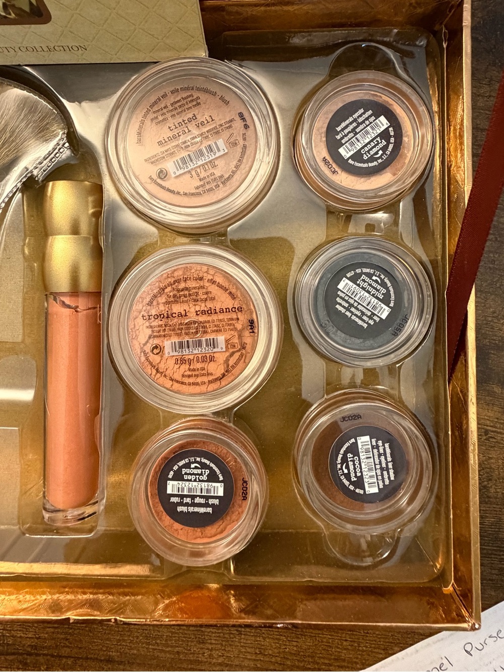 bareMinerals Eyeshadow & Lip Set in Peach, Coral, Bronze and Black
